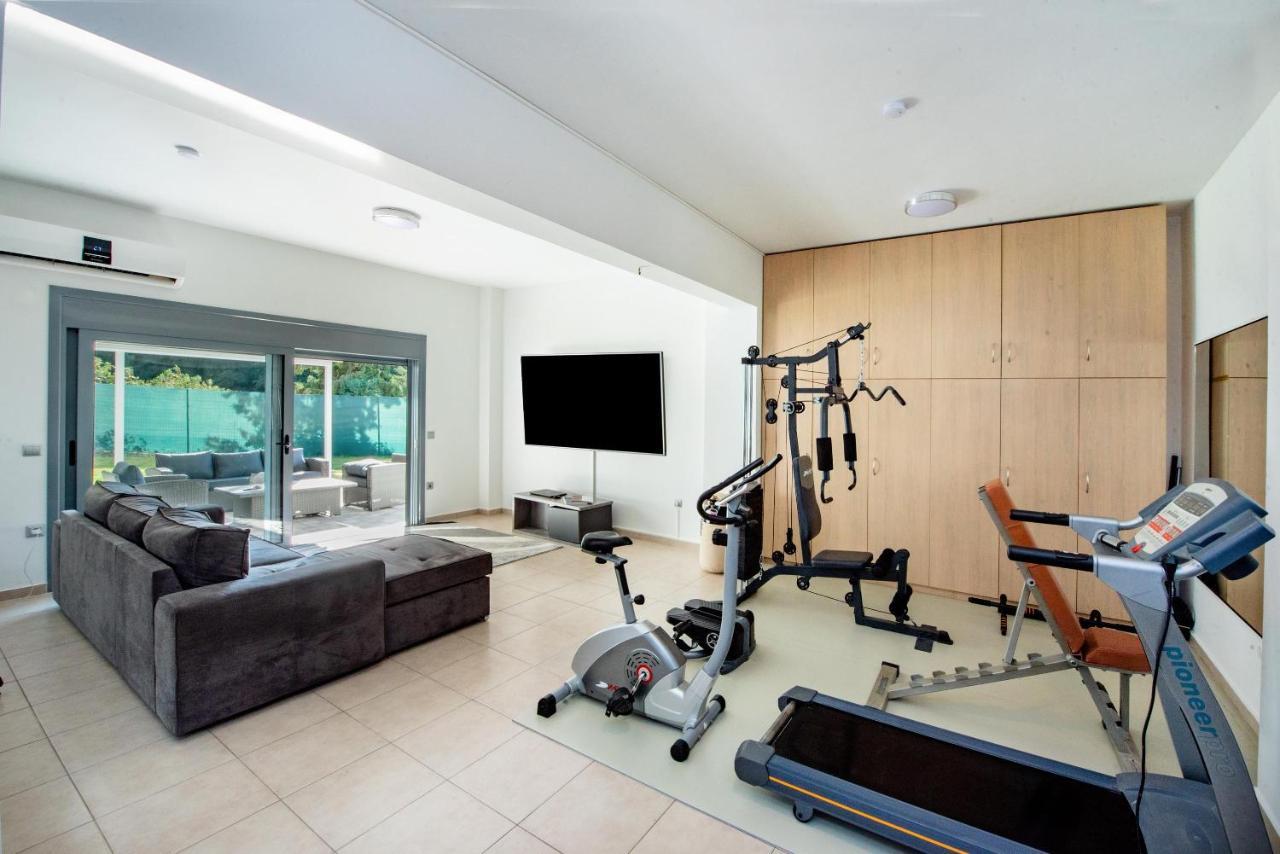Dias Luxury Villa Koskinou  ภายนอก รูปภาพ