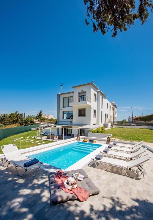 Dias Luxury Villa Koskinou  ภายนอก รูปภาพ